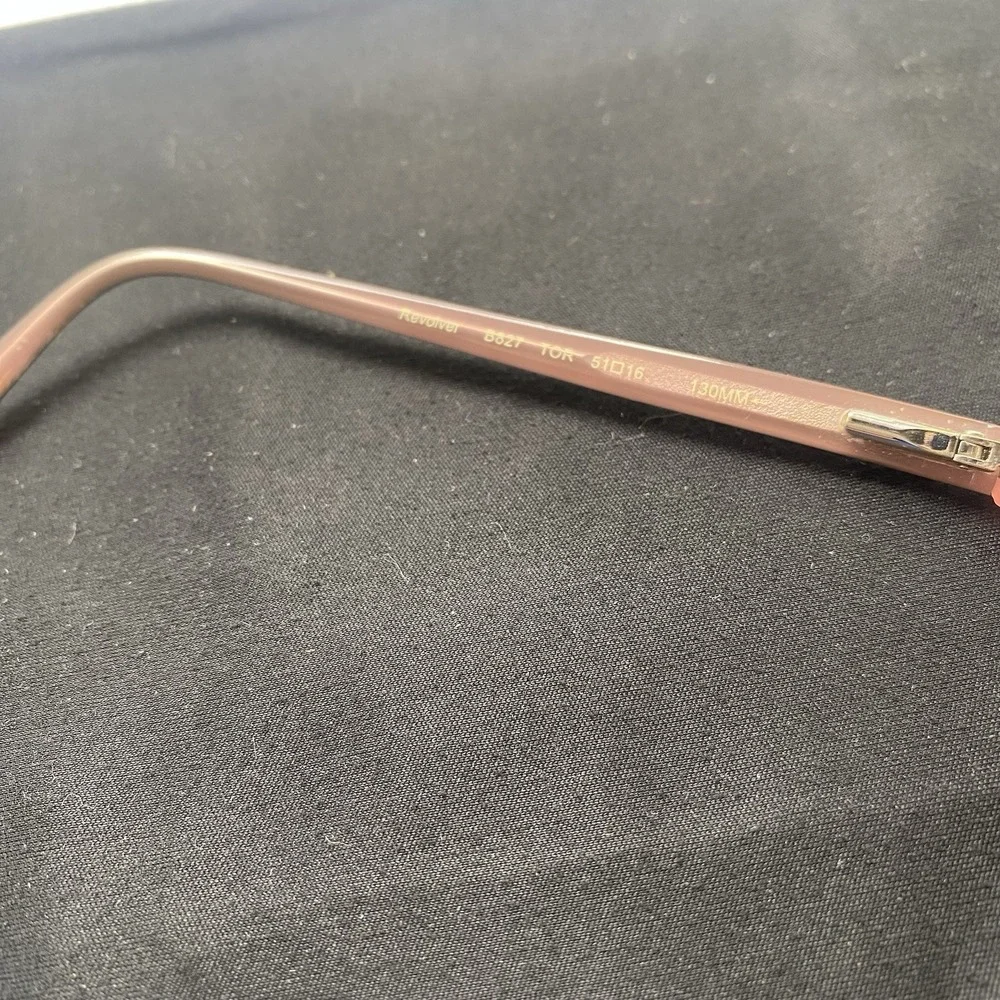 Ted Baker Eyeglasses Women FRAME ONLY Revolver B827 51-16-130 Tortoise Pink 568